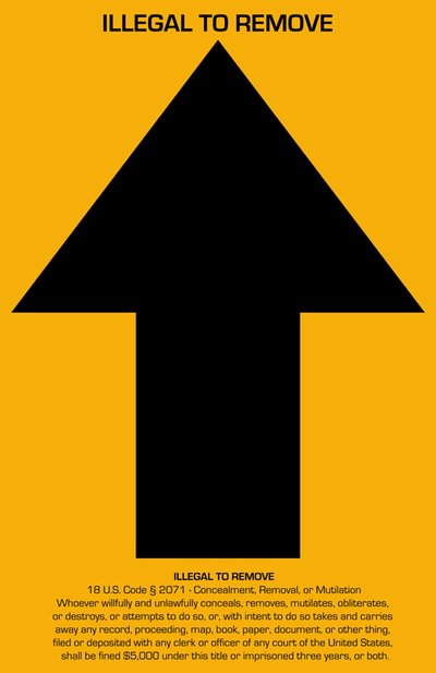 Directional Main Arrow (Orange)